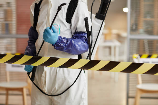 Professional Biohazard Cleanup technician working in Effingham, NH
